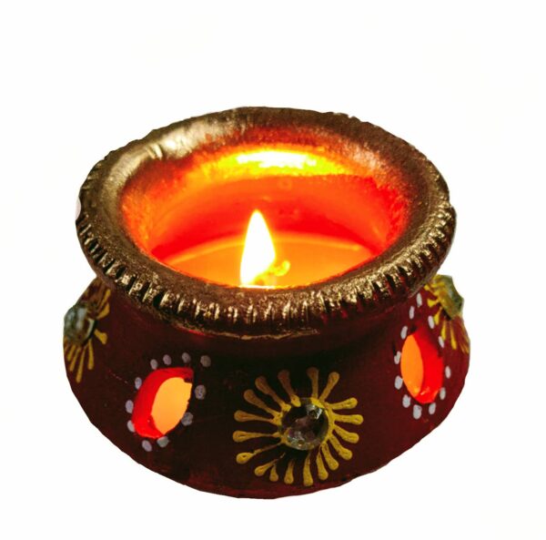 Decorative Terracotta Matki Diyas