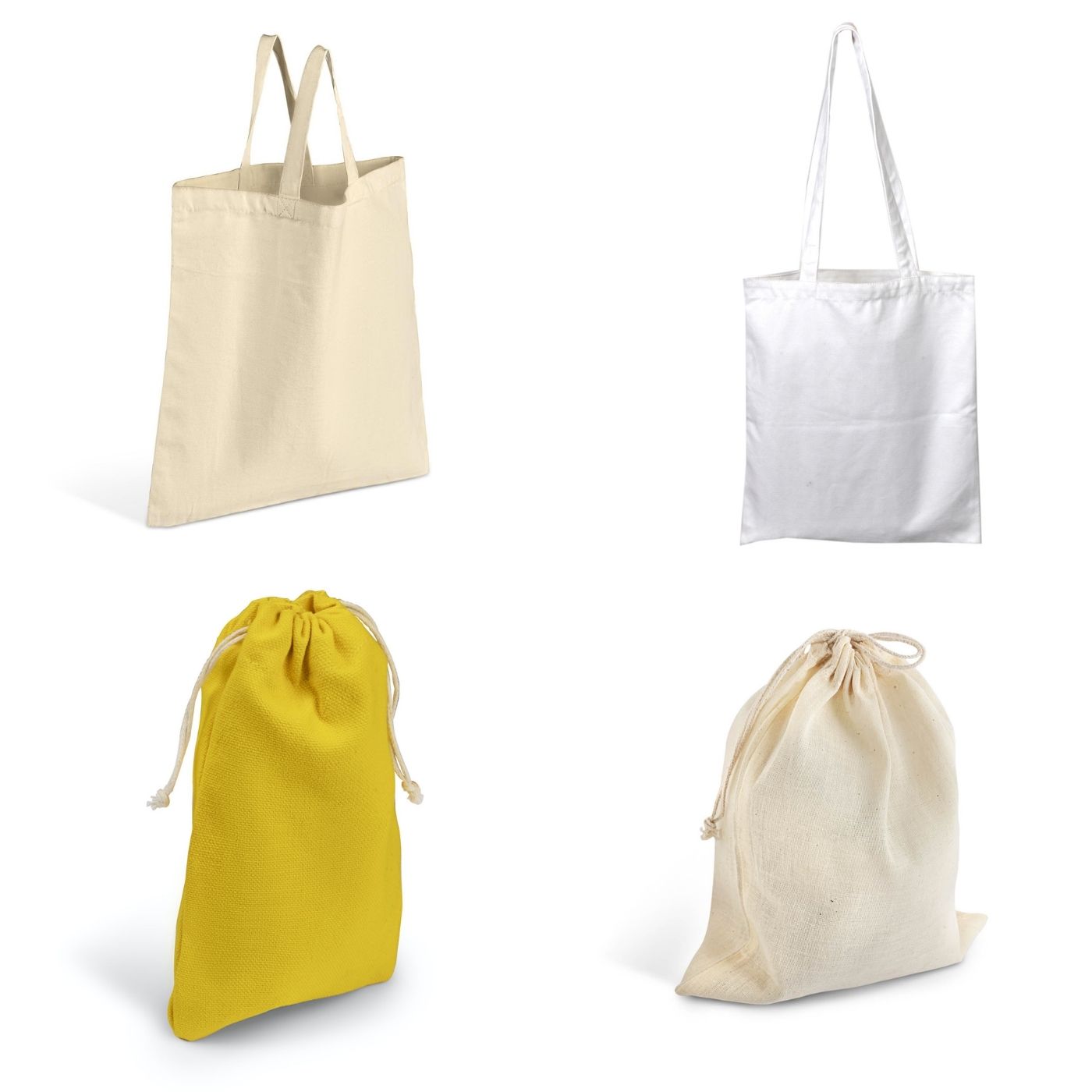 ToteBagFactory 3 Pack) Set of 3 Cotton Tote Bags Wholesale with India | Ubuy