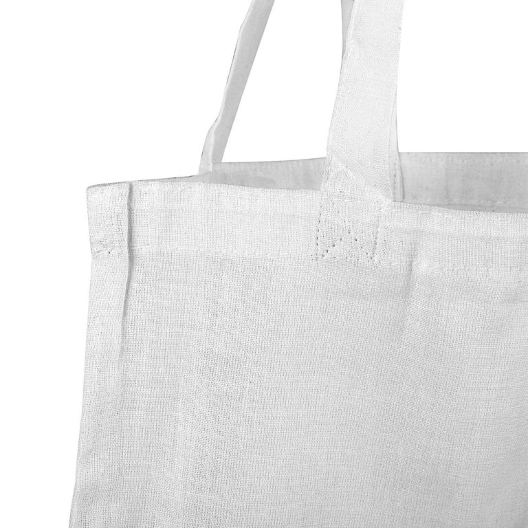 plain white canvas bag